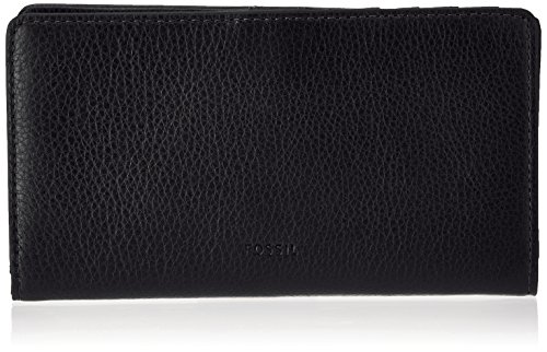 Preisvergleich Produktbild Fossil Damen Caroline Geldbörse, Schwarz (Black), 2x9.5x16 cm