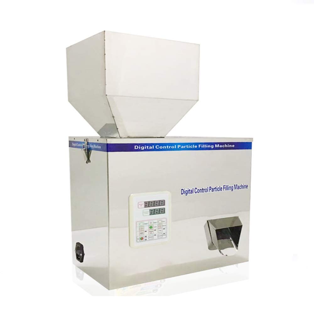 BAOSHISHAN Powder Filling Machine 5-500g Automatic Powder Particle Subpackage Machine Compture Intelligence Weighing and Filling (110V)