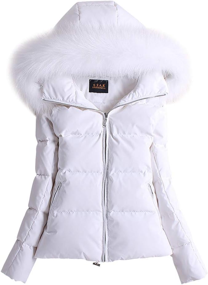 Abercrombie faux fur hooded puffer Clearance