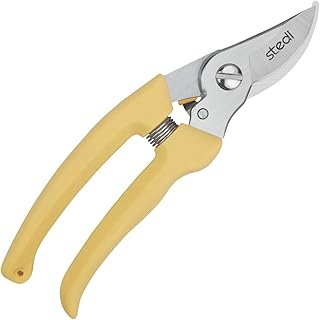 Stedi Professional Garden Pruners Durable Bypass Pruning Shears Lightweight Labor-Saving Pruning Scissors SK-5 Carbon Steel Garden Clippers