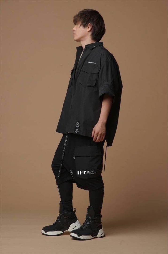 Amazon.co.jp: ②アイケーイー SPYAIR IKE PROJECT SHIRT BLACK 