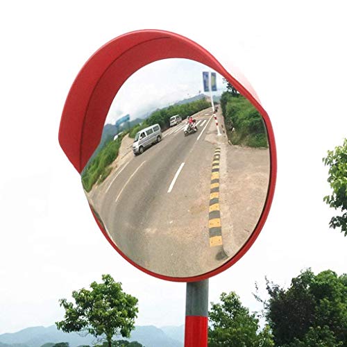 XHZESC Lente Gran Angular para PC de 60 cm, Espejo de tráfico en Carretera Espejo Convexo en la Calle Ampliar Campo de visión Espejo de Punto Ciego (tamaño: 60 cm)