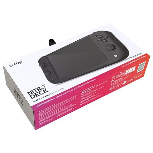 Vista 7 de CRKD Nitro Deck (Black) Standard Edition For Nintendo Switch & OLED Model - Built For Comfort - Speed - With ZERO Stick Drift