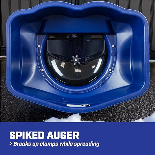 Image of CHAPIN 88300B SaltPro 80 lb Contractor Salt Spreader, 12 inch Tires, Ice Melt