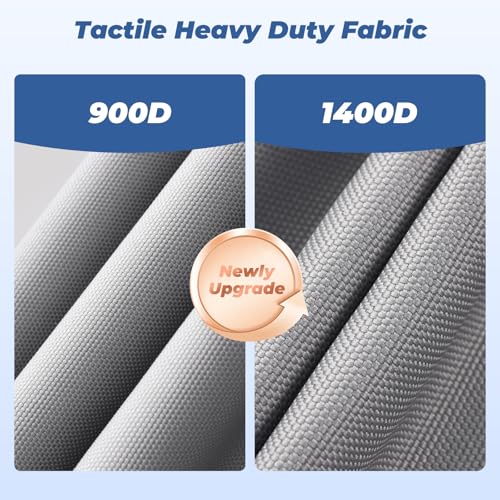 Image of RVMasking Pontoon Boat Cover, 1400D Reinforced, Motor Cover, 21-24ft, Gray