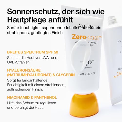 Anua Zero-Cast Moisturizing Sunscreen Spf 50, Korean Skincare, 50ml – Ansicht 4