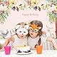 JAHEMU Tiermasken Filz Masken Kindermasken Halloween Maske Partymasken Weihnachten Geburtstag Geschenke für Kinder