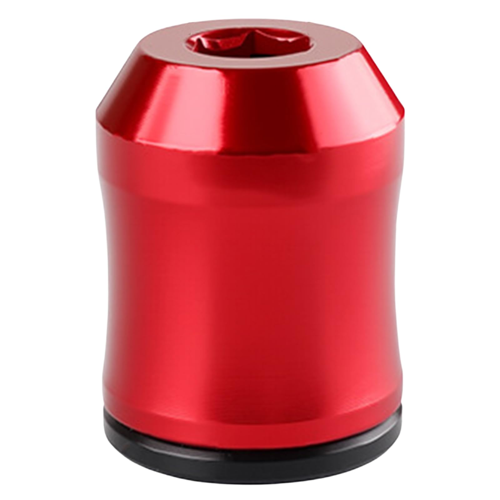 Generic Strong Magnetic Screw Ring 1/4 in(6.35mm) Universal Screwdriver Head Magnetic Ring Anti-Slip for Power Tools Mechanics & Carpenters (Red)