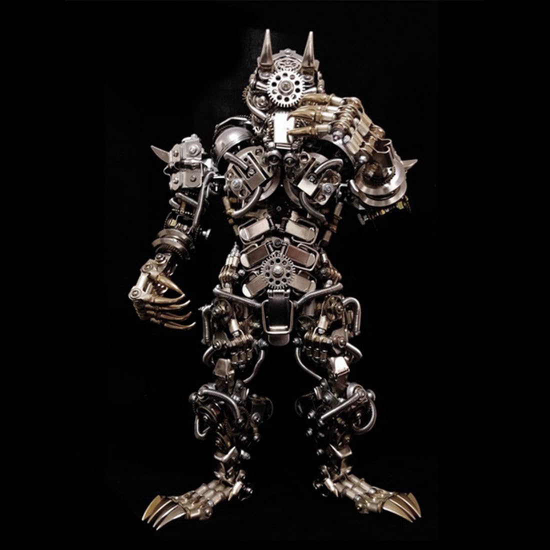 3D Metall Puzzle Erwachsene, 3D Metall Puzzle Werwolf Modell, DIY Mechanische Steampunk Werwolf, Surreale Mechanische Tiere, Desktop Deko, 2000+ Teile