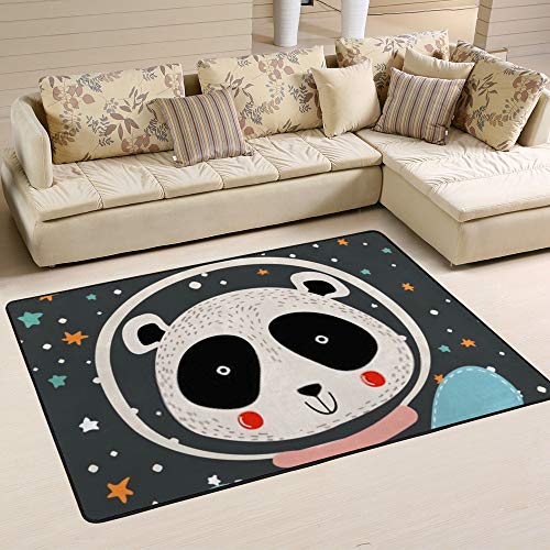 Tapis de salon velours coton stretch imprimé espace - 6