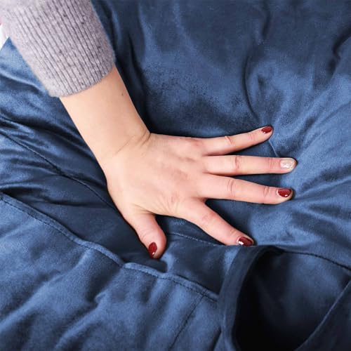 Image of Bean Bag Chairs, Memory Foam Stuffing Bean Bag Chair for Adults /Teens /Kids, Velvet Lazy Sofa Furniture with Removable High-Rebound Memory Foam for Living Room Bedroom College Dorm