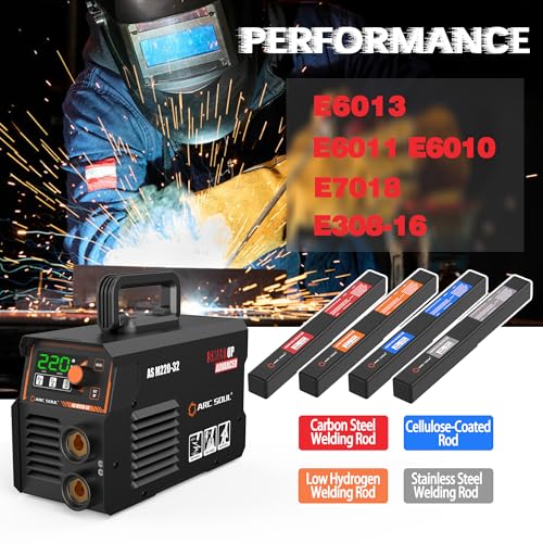 Image of AS M220-32 2in1 MMA /TIG Lift Welding Machine, 220A, Hot Start & ARC Force Adjustable, Anti-Stick, VRD, 100% Duty Cycle, IP21S, 7M Electrode Cable & 3M Earth Cable - 6 Months Warranty