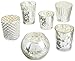 Luna Bazaar Best of Vintage Mercury Glass Candle Holders (Silver, Set of 6) - For Use with Tea Lights - For Home Decor, Parties, and Wedding Decorations - Mercury Glass Votive Holders
