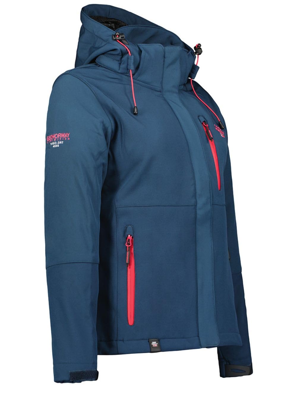 Geographical Norway Touna Lady Chaqueta Softshell impermeable para mujer con capucha cortavientos