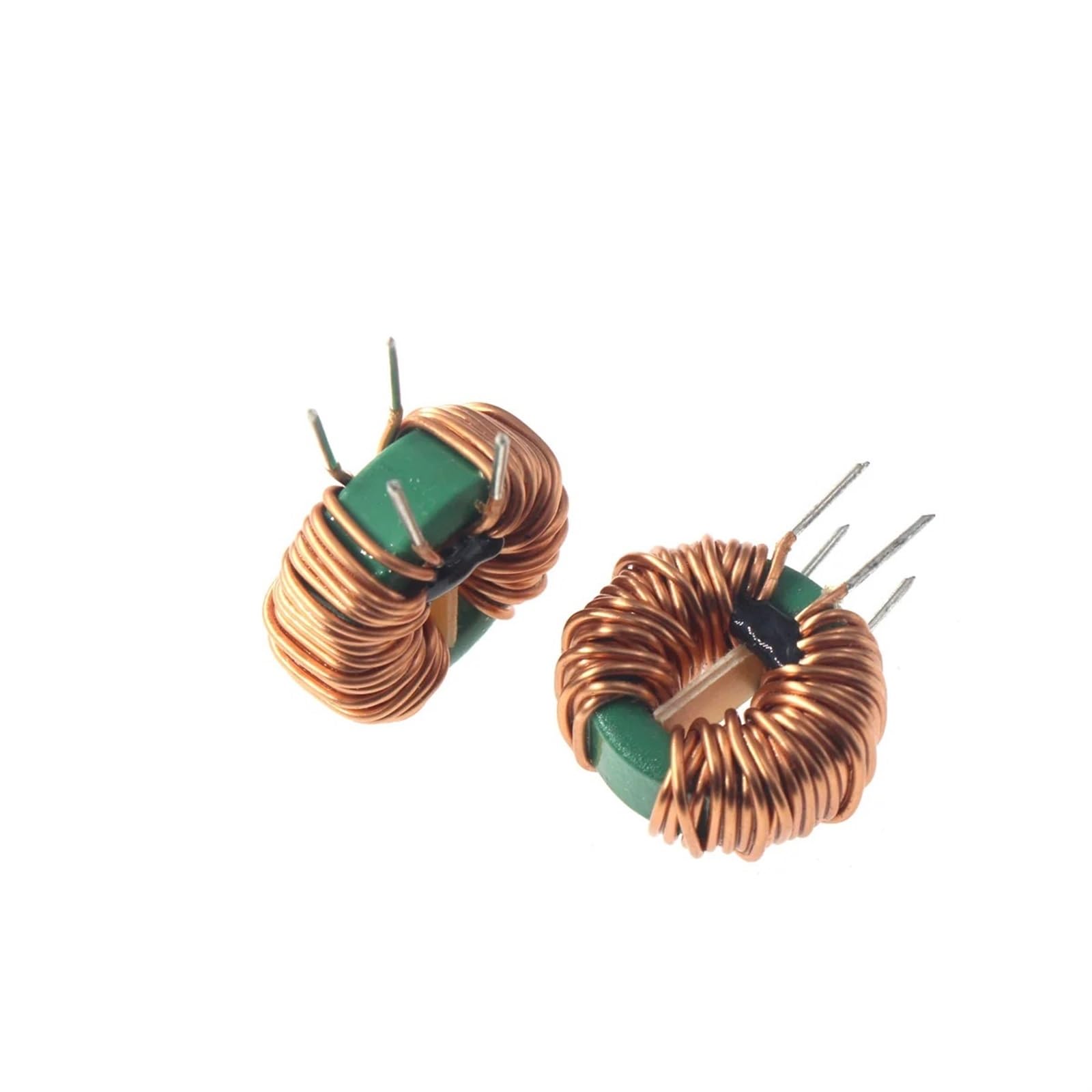 2 Piezas 18X10X7-1/2/5/10/20/30mh 0,6 D Anillo de Alambre de manganeso Zinc Anillo magnético Filtro Bobina de estrangulación Inductor de Modo común Vertical(30mh 2pcs)