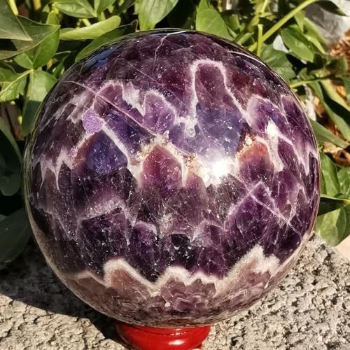 Cristal d'améthyste violet en boule de quartz pour décoration - 4