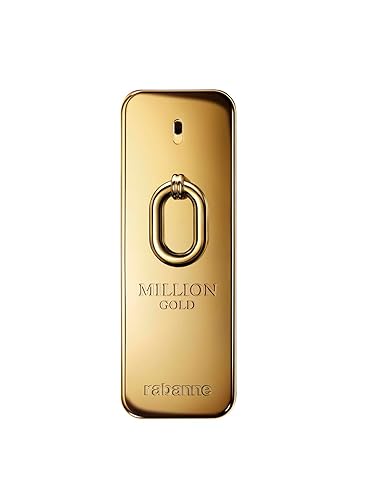 Paco Rabanne Million Gold Intense Eau De Parfum Spray para hombre, 3.4 onzas