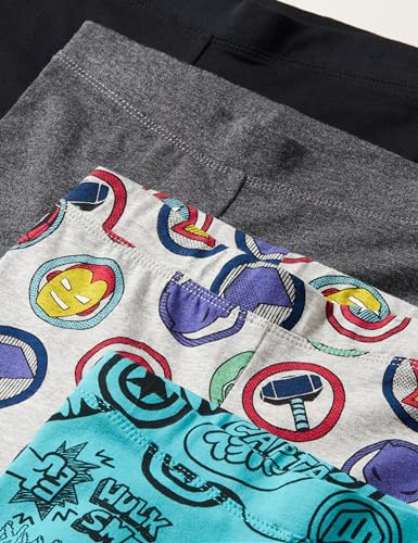 Image of Amazon Essentials Disney | Marvel | Star Wars | Frozen | Princess Girls and Toddlers' Cotton Stretch Leggings, Multipacks
