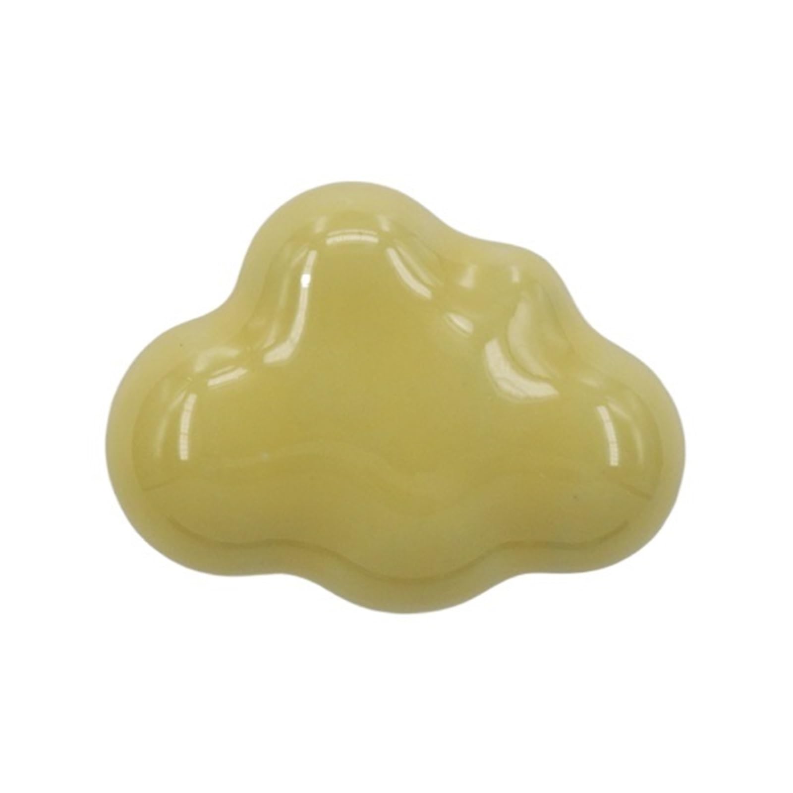 WLIHDB 5Pairs Ceramic Cabinet Knobs Clouds Shape Furniture Door Handles Wardrobe Dresser Drawer Pulls for Chest of Drawer(Color3)