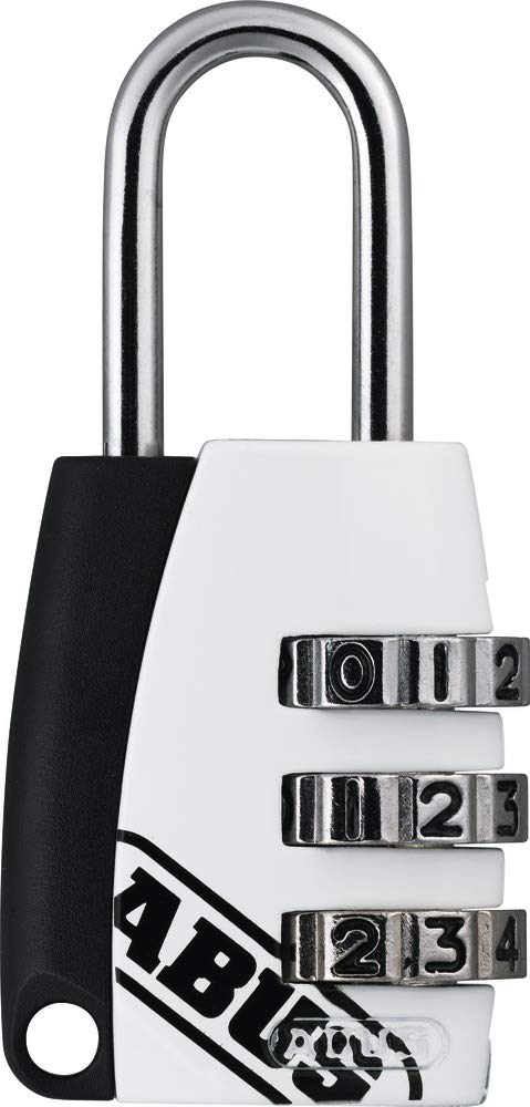 Abus White 53510 Die Cast Combination Padlock