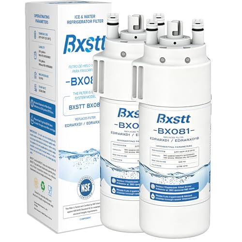 BXSTT EDRARXD1 Water Filter Replacement Compatible with Whirlpool EDRARXD1 Everydrop Filter A 2-Packs