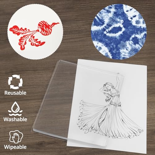 QWORK® Gel Druckplatte, 25x20cm Wiederverwendbare Monoprinting Druckplatte, Druckzubehör, für Kunst und Handwerk