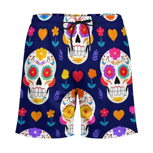 Classic Fit Boys Big & Tall Swim Trunks Board Shorts for Beach Outdoor Hiking4