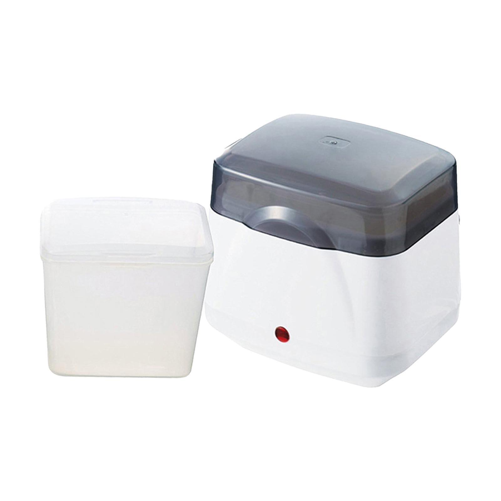 perfk Yogurtiera elettrica portatile USB compatta con contenitore interno da 700 ml per dolci natalizi, donne, uomini, Pasqua