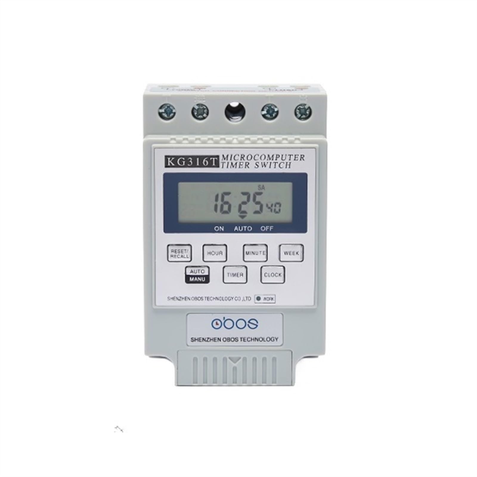 Interruptor temporizador digital 220V de alta precisión con 10 programaciones diarias