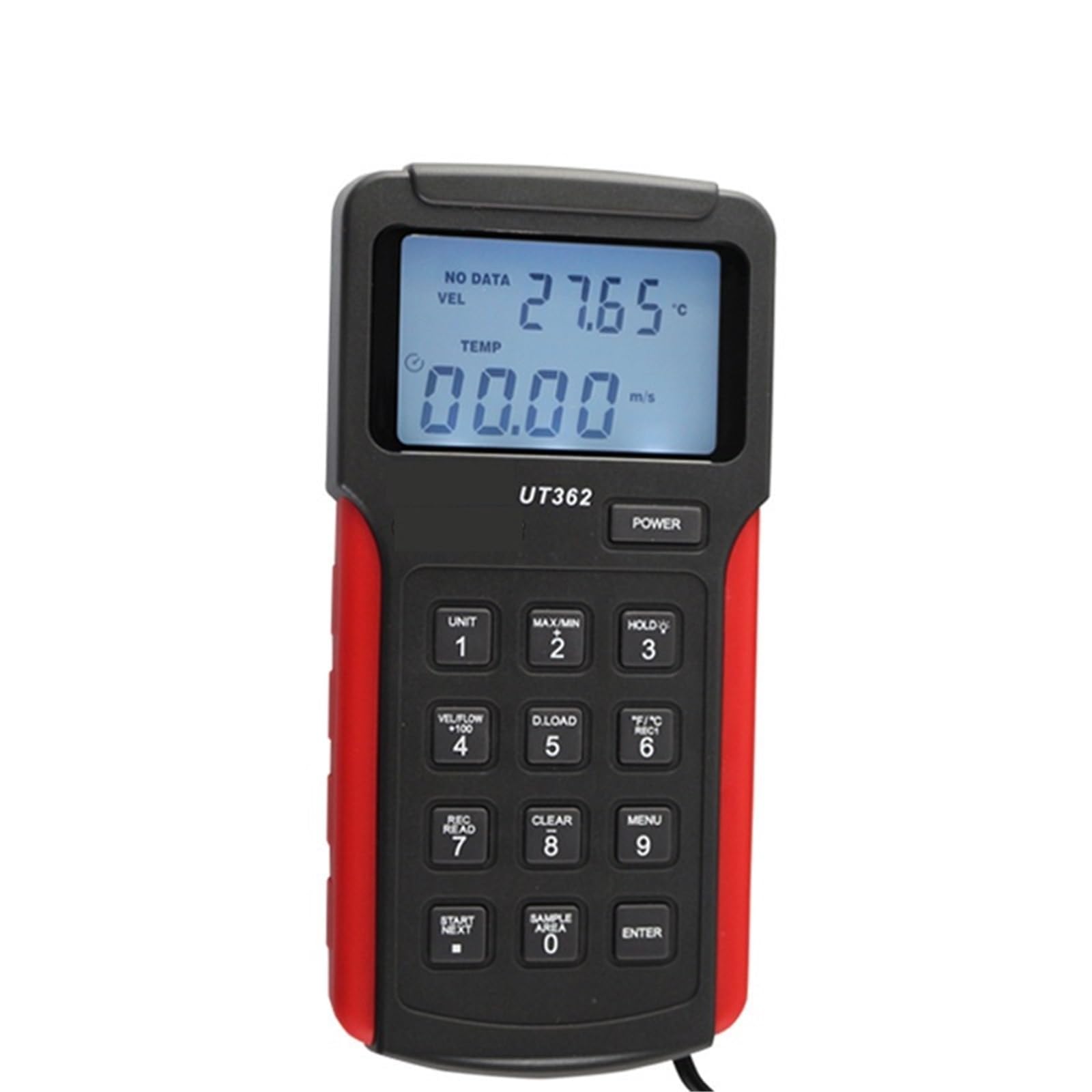 UT362 UT362 Anemometer mit Schalter, LCD-Hintergrundbeleuchtung, USB-Datenübertragung und Windgeschwindigkeitseinheit(UT361)