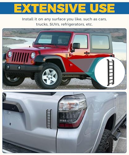 Image of Car Magnet,Funny Magnets,Car Accessories Widdle Wadder,Widdle Wader Magnet,Automotive Exterior Accessories Widdle Wader Ladder,Magnetic Little Ladder,Suitable for Cars Trucks SUVs RVs