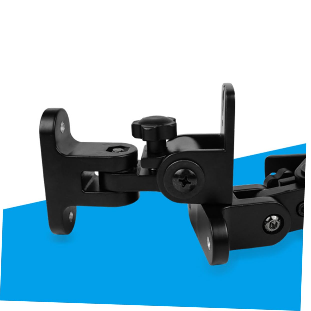Homoyoyo Support Mural pour Haut-Parleur Alliage de Zinc Rotatif 180° Support D'enceinte pour Système Audio Surround