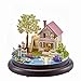 Flever Dollhouse Miniature DIY House Kit Creative Room with Furniture for Romantic Valentine's Gift (Spring Florid)