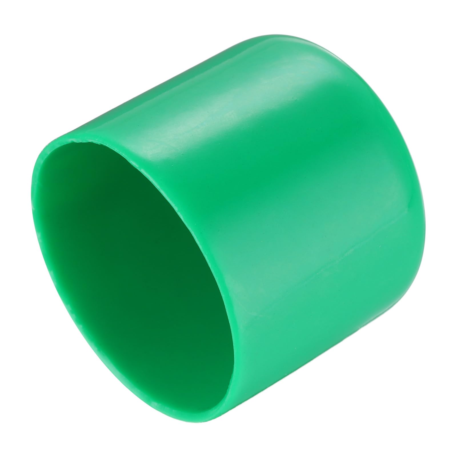 uxcell 20pcs Rubber End Caps 37mm(1 7/16") ID Vinyl PVC Round Tube Bolt Cap Cover Screw Thread Protectors Dark Green