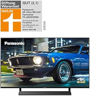 Panasonic TX-40HXW804 UHD 4K Fernseher (LED TV 40 Zoll / 100 cm, HDR, Quattro Tuner, Smart TV, Alexa, USB Recording)
