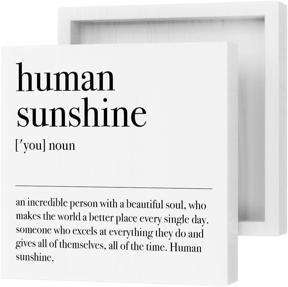 YYDS Motivational Definition Decorative Wooden Box Sign Inspirational Rustic Office Desk Decorations Positive Affirmations Farmhouse Encouraging Wood Block Plaque Home Shelf Tabletop Cubicle Decor - Image 2