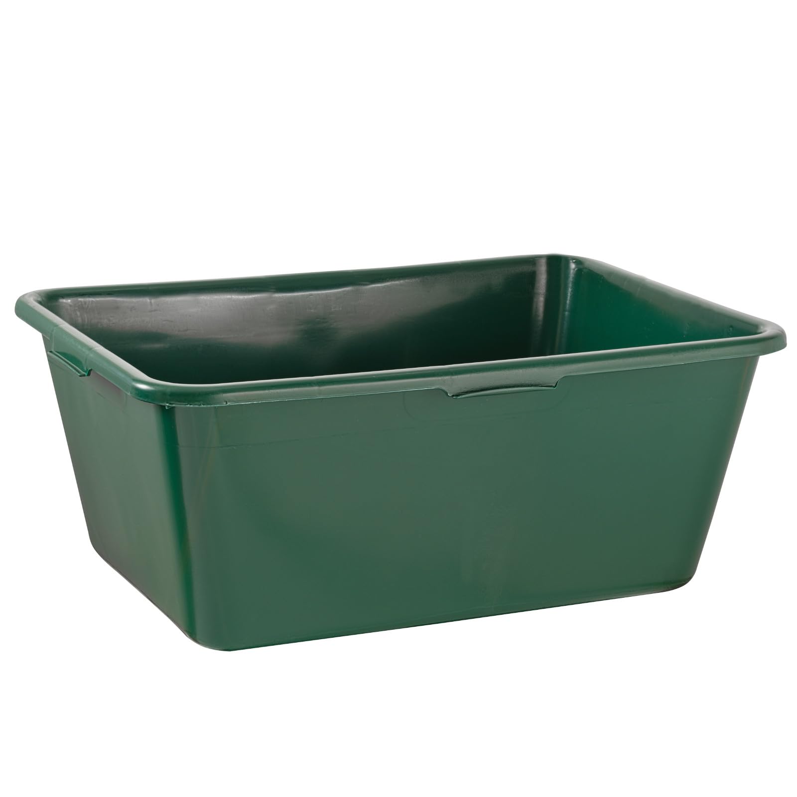 BURI Wildwanne XXL Wanne Groß Lebensmittelecht Eckig 90 Liter Kunststoffwanne Plastikwanne - Kunststoff Behälter Garten Futterwanne Wassertrog, Wasserbottich Wasserbecken Grün