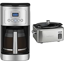 Cuisinart Coffee Maker, 14-Cup Glass Carafe, Fully Automatic for Brew Strength Control & PSC-650 Stainless Steel 6-1/2-Quart Programmable Slow Cooker Silver