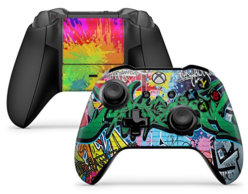 Image of GNG Graffiti Skins Compatible with Xbox One X Console Decal Vinal Sticker + 2 Controller Set
