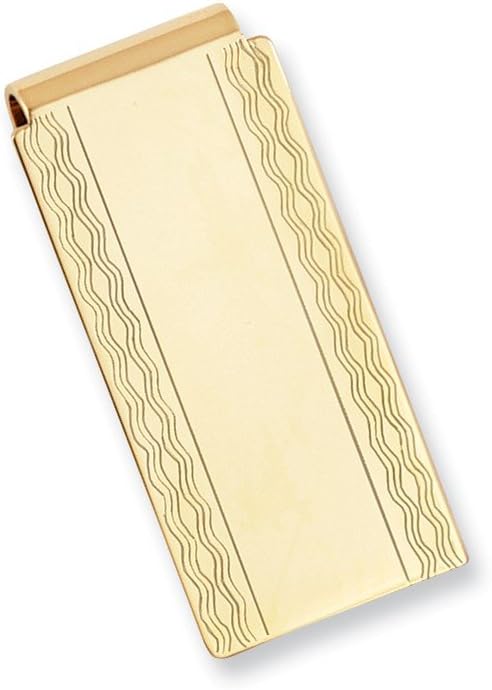 Jewels By Lux Kelly Waters Patterned Edge Hinged Money Clip