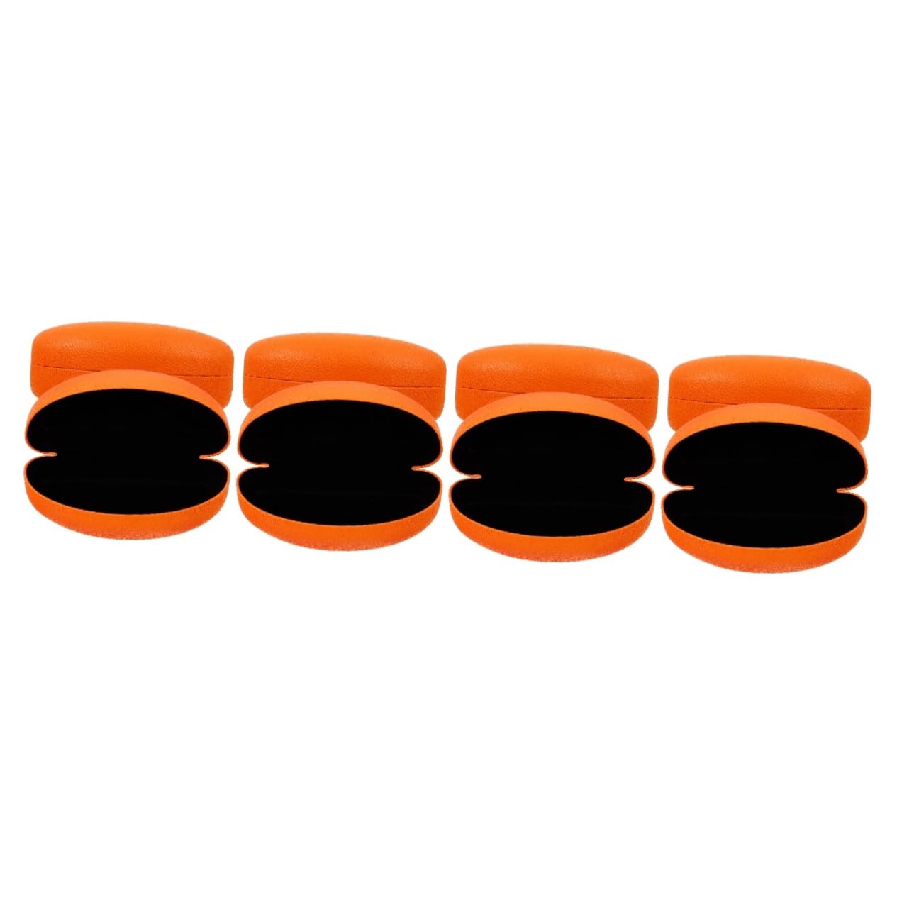 BESTYASH Estuche De Anteojos Estuche Rígido Para Gafas Estuches Para Anteojos Caja Gafas De Sol Organizadora Sunglasses Organizer Estuche Para Gafas De Sol Pu Orange