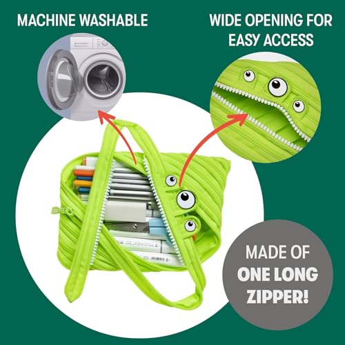 Image of ZIPIT Monster Jumbo Pencil Case, Lime