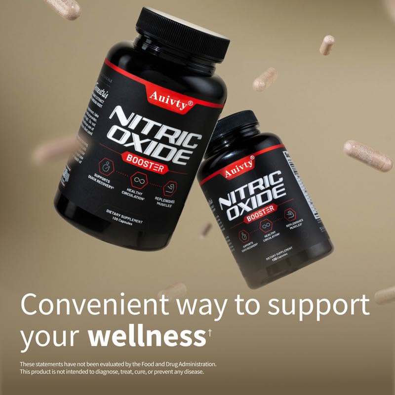 Amazon.com: Auivty Nitric Oxide Booster Supplement – L-Arginine, L
