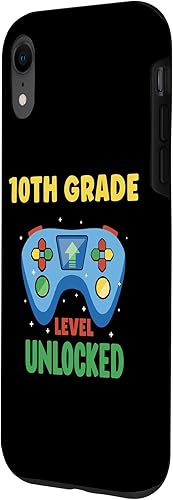Miniatura 2 de iPhone XR 10Th Grade Level Unlocked Kids Levels Cute Unlocked 10 Ten Case