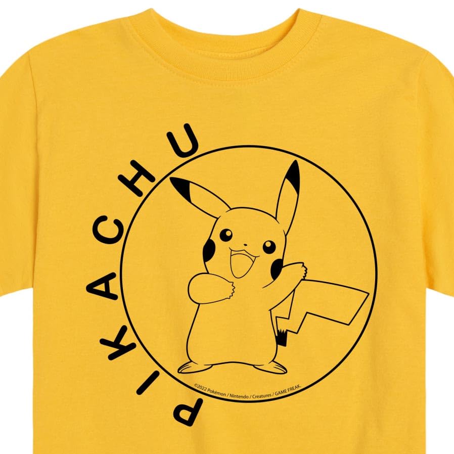 HYBRID APPAREL - Pokémon - Happy Pikachu - Youth Short Sleeve Graphic T- Shirt3