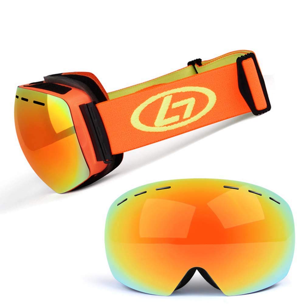 Gafas de esquí unisex JIA con lentes dobles de snowboard para la protección solar en nieve