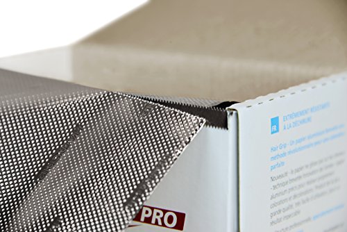 Foto von Hair Grip Pro rutschfeste Strähnenfolie 13 cm breit 75m lang extra Reißfest Silber