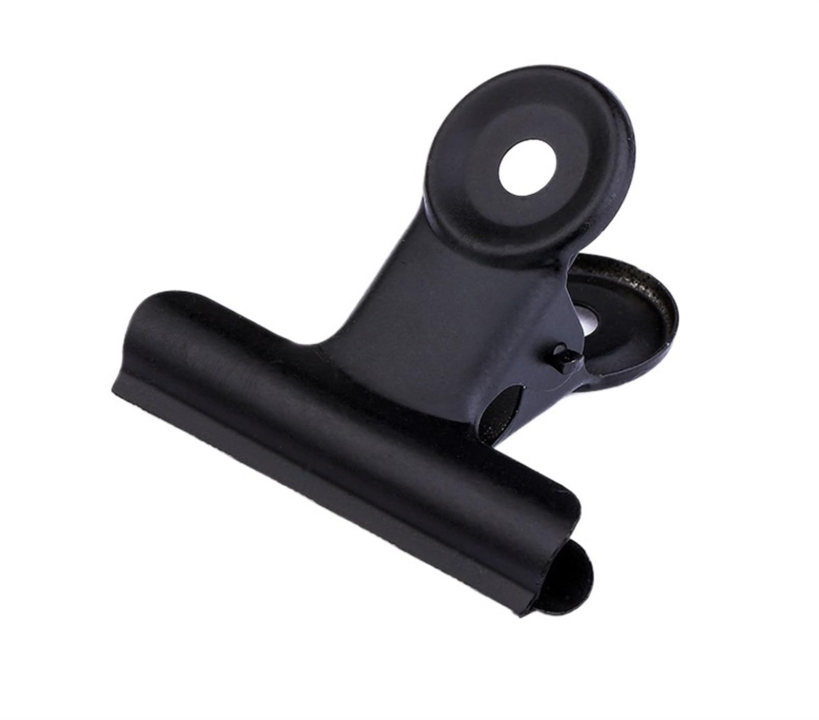 10 sztuk czarny metalowy klips artykuły papiernicze artykuły biurowe spinacz do papieru domowego mocowanie mały klips do książki szkicowanie zacisk deski Cip czarny(63mm)