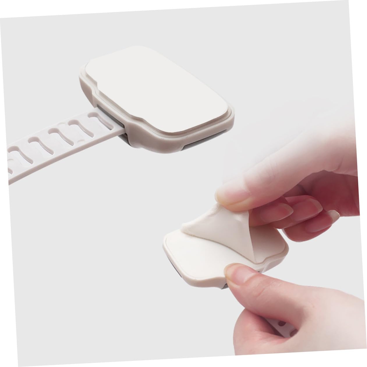 HEMOTON 8pièce Verrous De Sécurité Multifonction Pour Garçon Fille Protection Les Pincements Et Fermeture Des Portes De Placard Armoires Gris