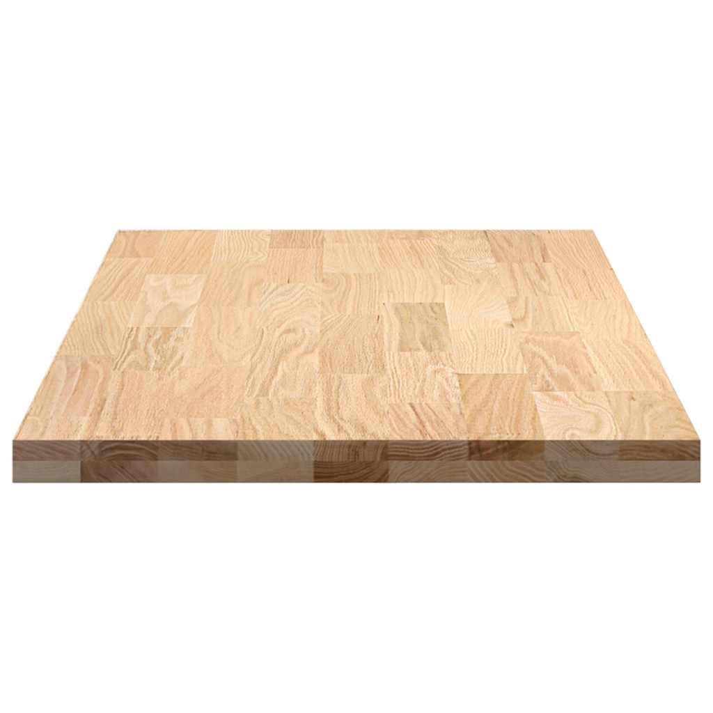 Plan de travail cuisine en bois de chêne massif rectangulaire, plateau dessus 120 x 63,5 x 4 cm, surface poncée pour comptoir, bureau, atelier, rénovation intérieur extérieur